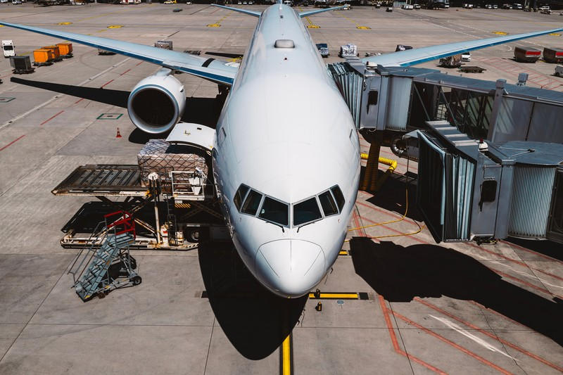 Aircraft on the tarmac
