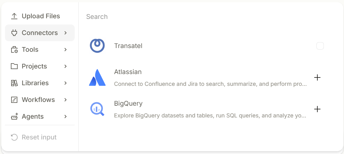 Transatel MCP server compatible with any compatible AI agent